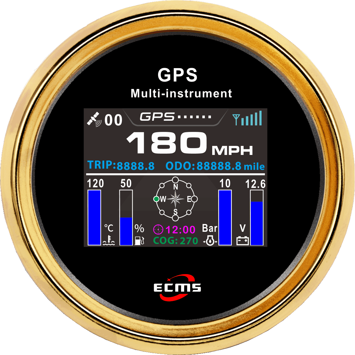 ECP/ECP2-TFT GPS多功能儀表
