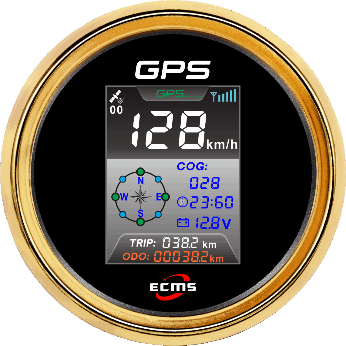 ECP/ECP2-GPS速度表（彩屏-帶時(shí)鐘）