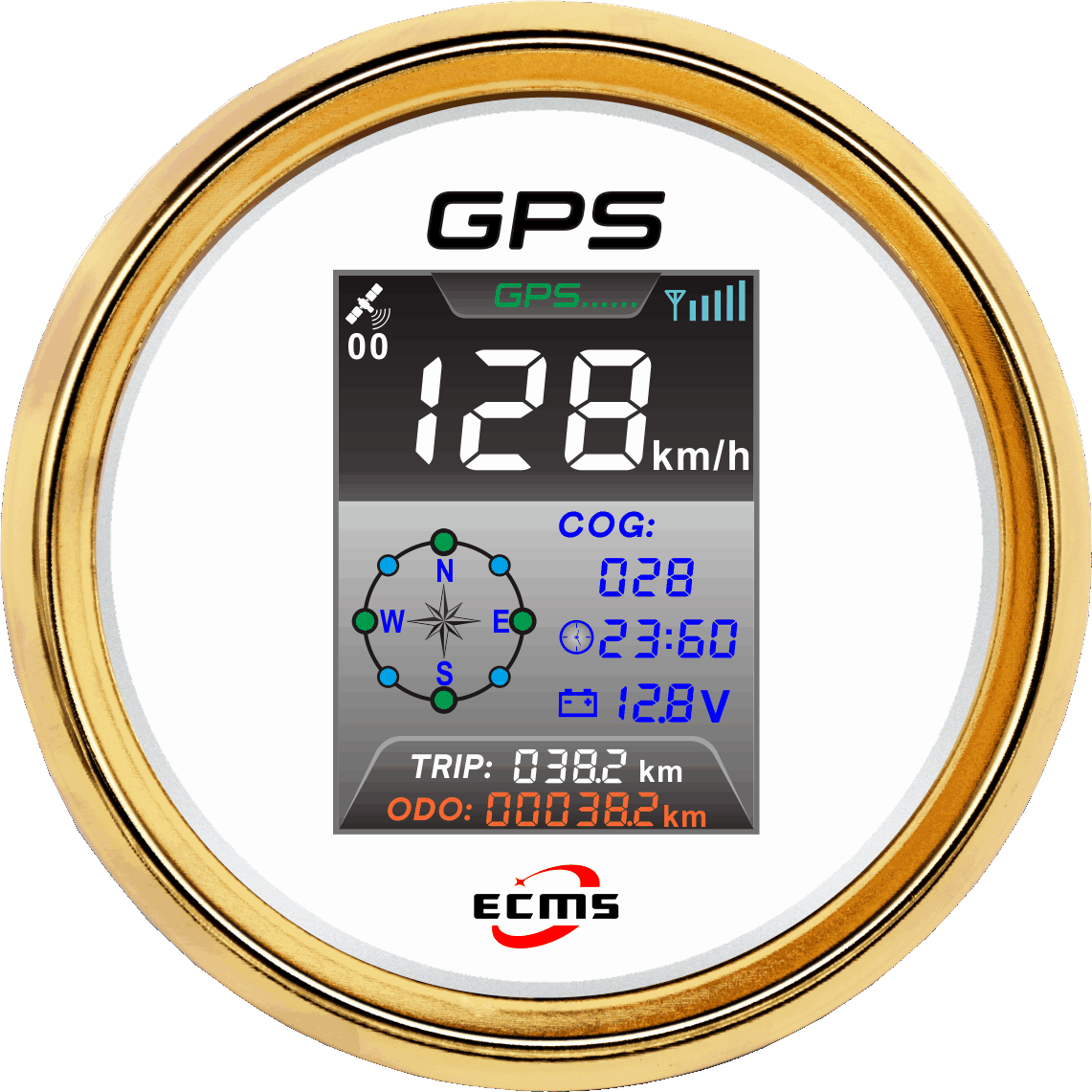 ECP/ECP2-GPS速度表（彩屏-帶時(shí)鐘）