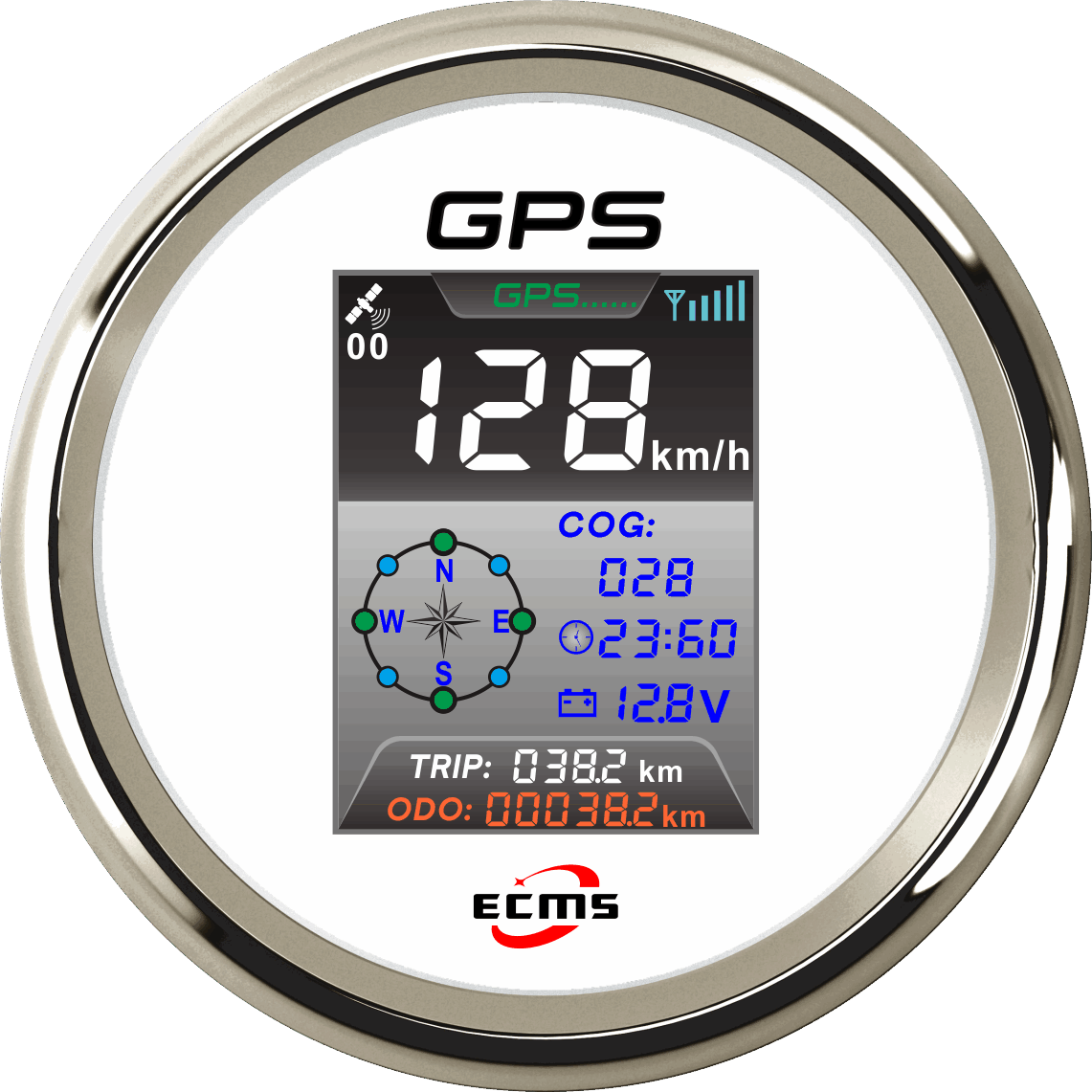 ECP/ECP2-GPS速度表（彩屏-帶時(shí)鐘）