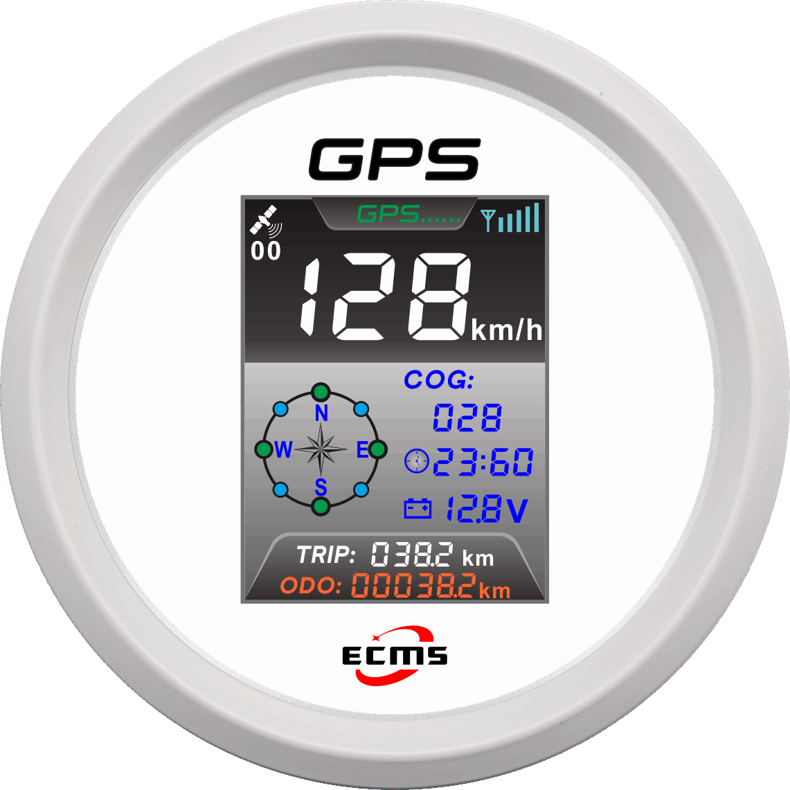 ECP/ECP2-GPS速度表（彩屏-帶時(shí)鐘）